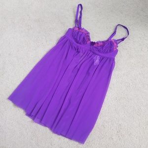 Vintages Bow Babydoll Top and Bottom